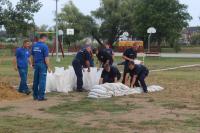 Önkéntes mentőcsoportok versenye a Bujtosi tónál