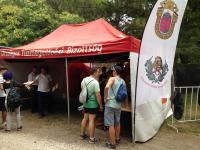 Tűzvédelmi stand a Sziget fesztiválon: óriási siker