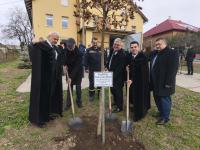 Emléktábla Zsukovszky Miklós esperes tiszteletére 